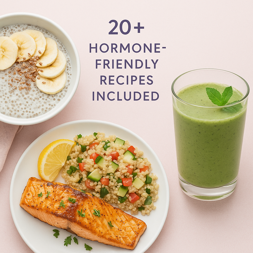 The 12-Week PCOS Hormone Reset Program (Ebook + Meal Plans + Trackers)