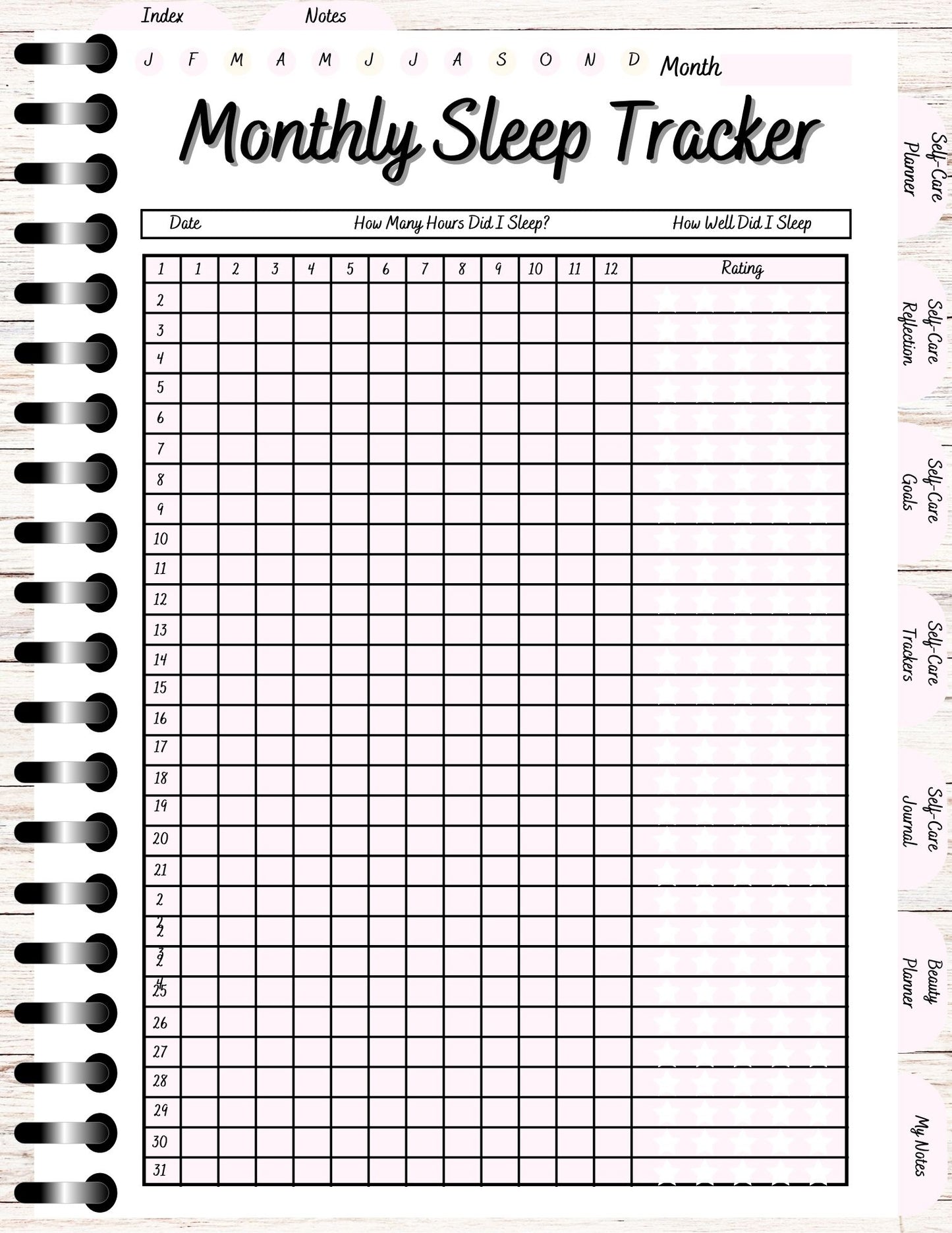 Self-Care Daily Planner