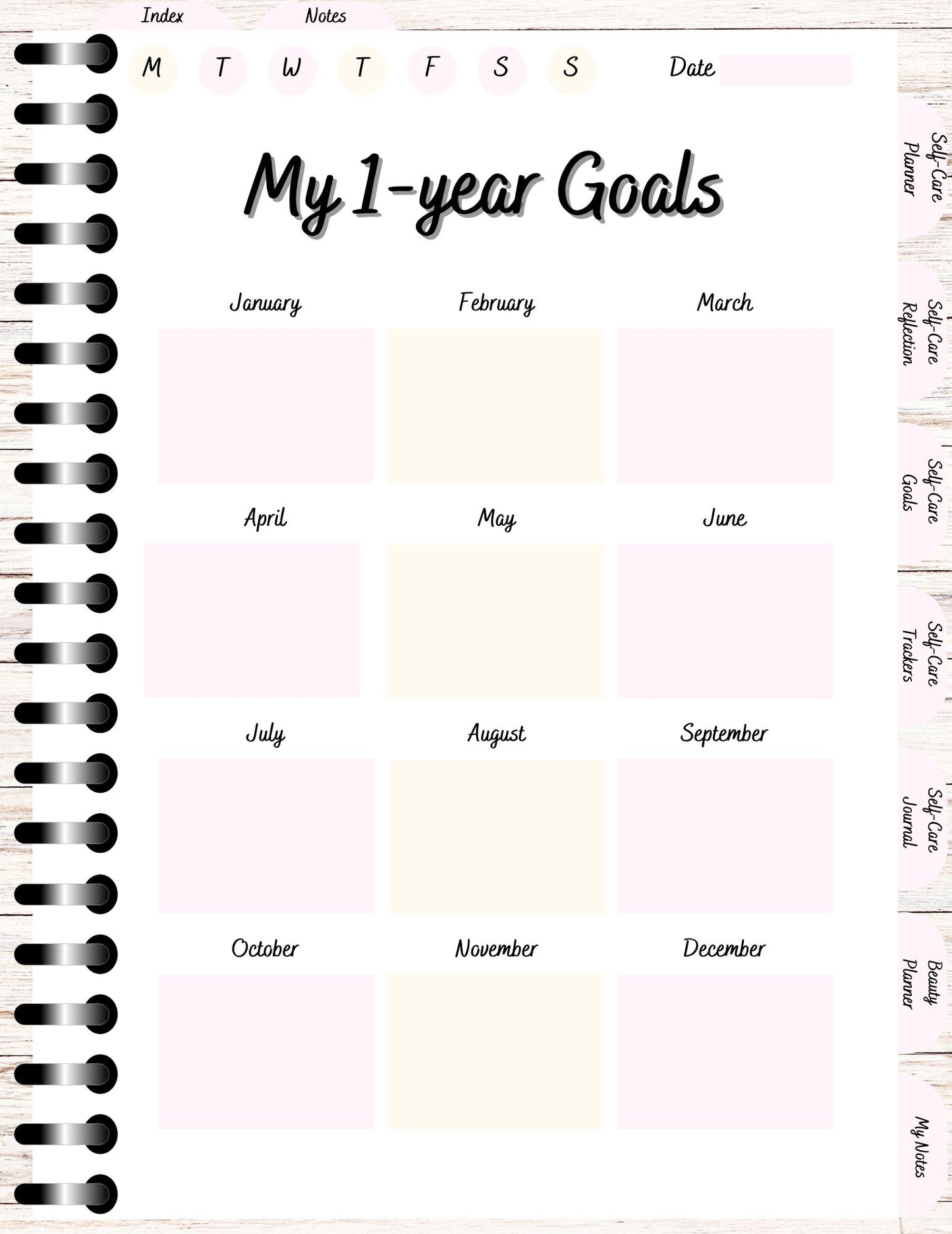 Self-Care Daily Planner