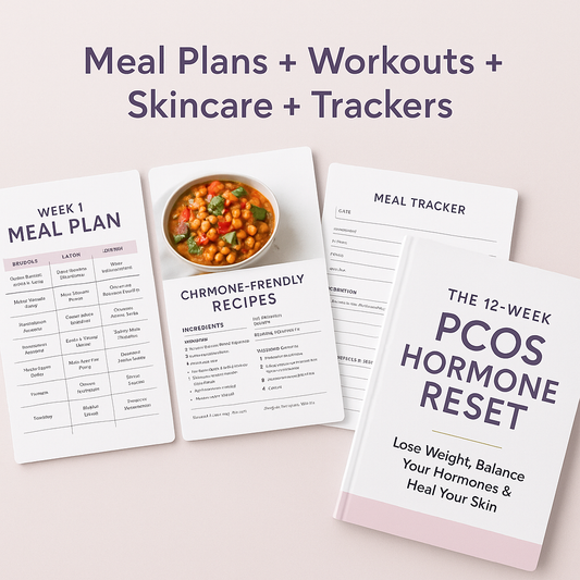 The 12-Week PCOS Hormone Reset Program (Ebook + Meal Plans + Trackers)